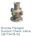 Bronze Flange Suction Check Valve CBT3478-92