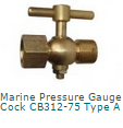 Marine Pressure Guage Cock CB312-75 Type A